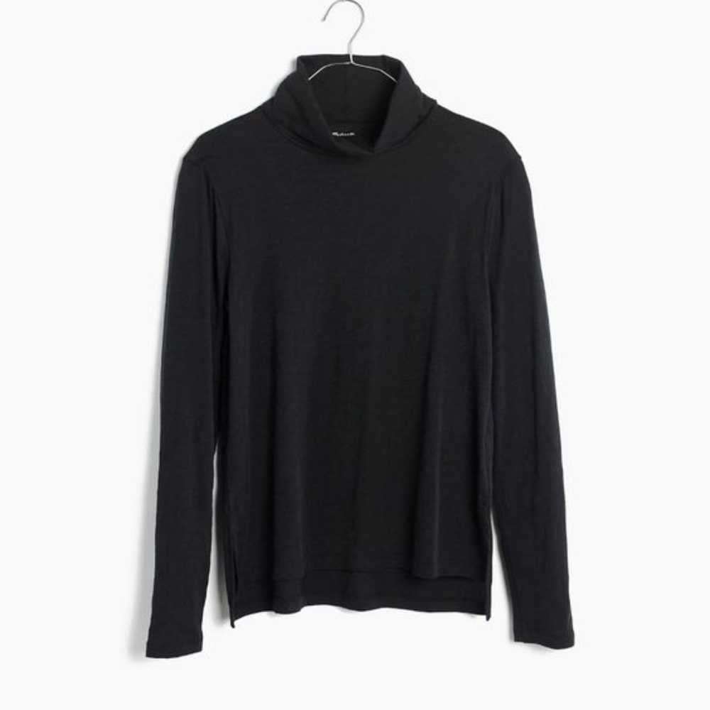 Madewell Whisper Cotton Turtleneck - Picture 4 of 5
